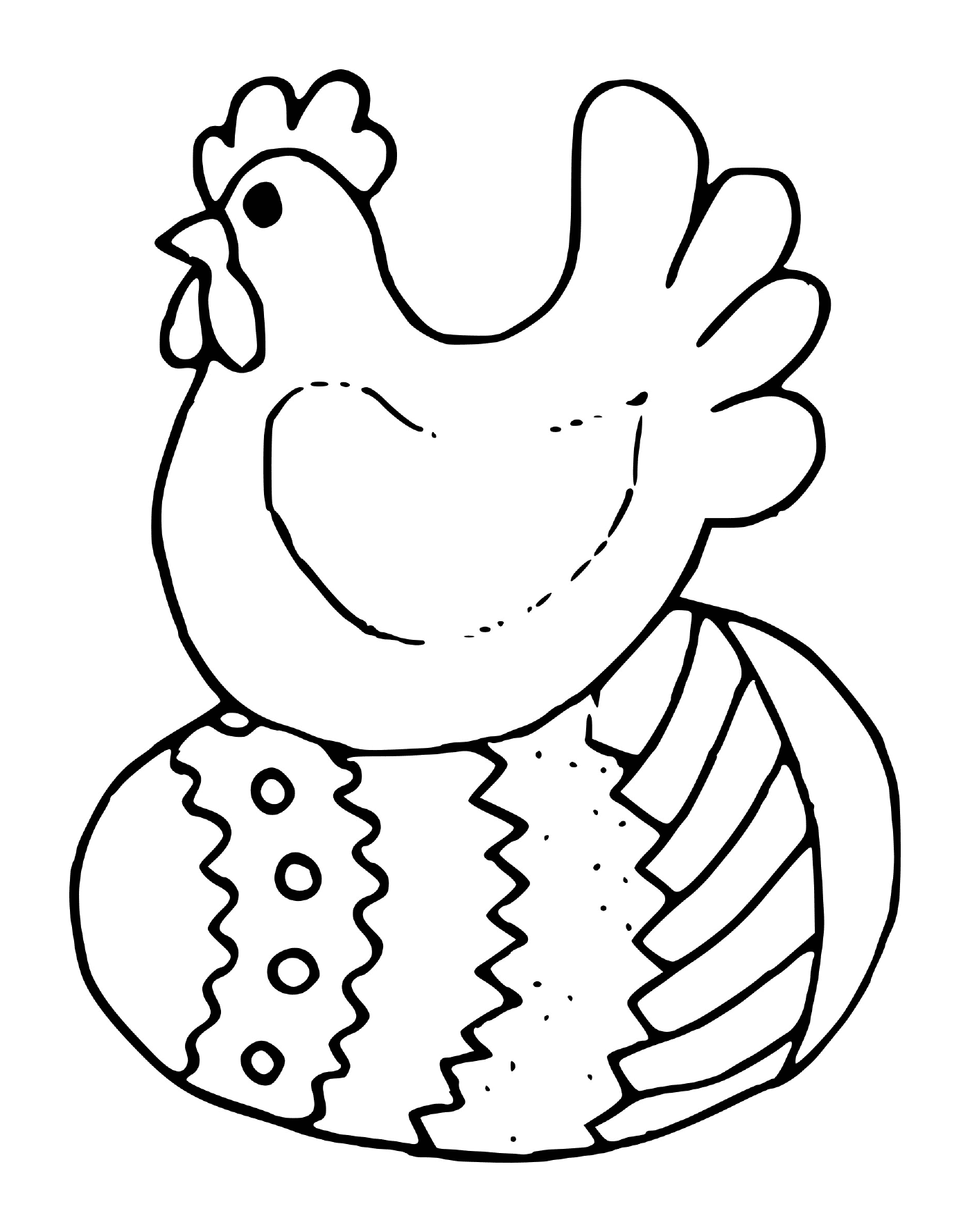  Turkey with Easter eggs 