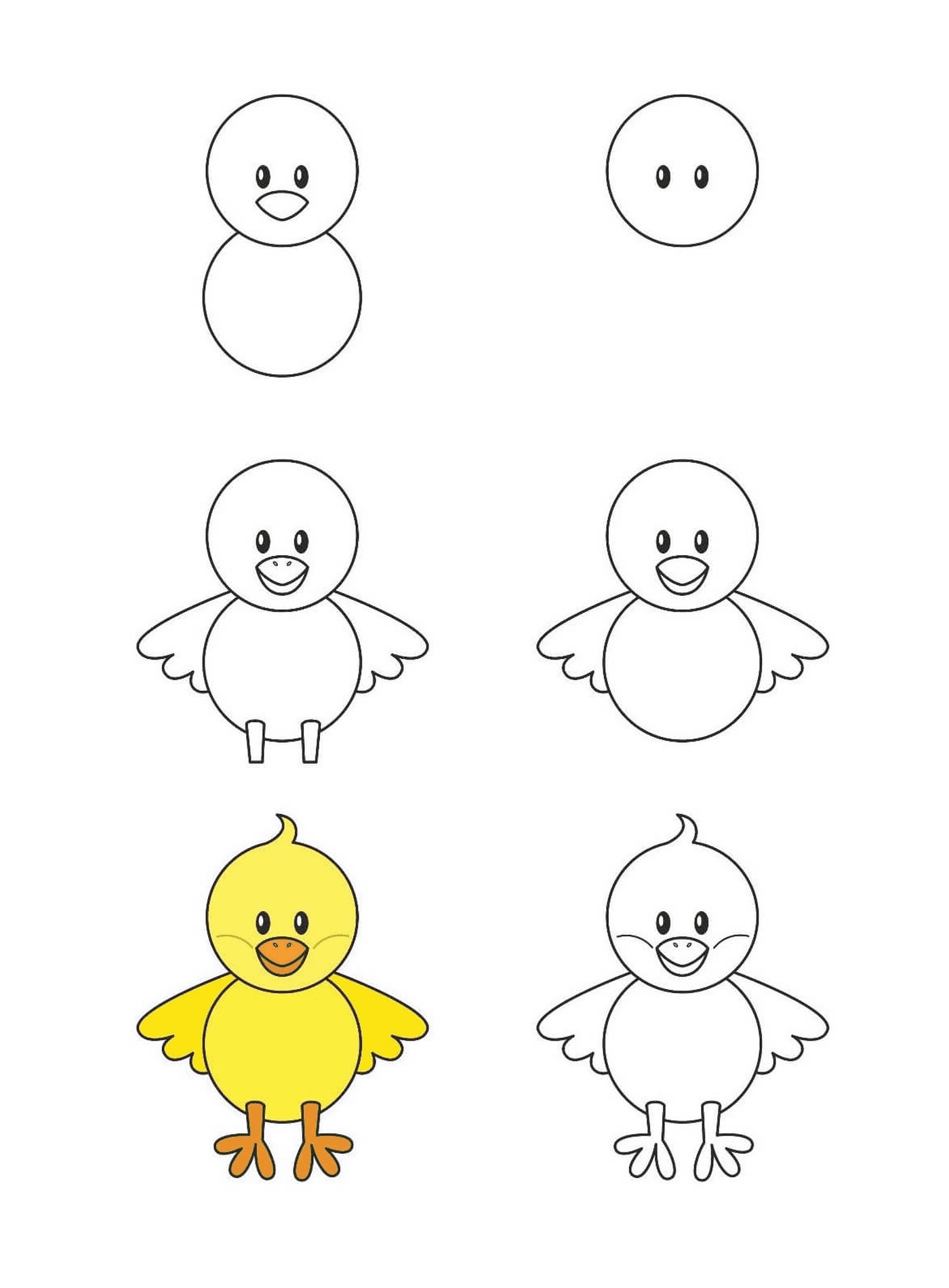  Duck drawing stage stage 