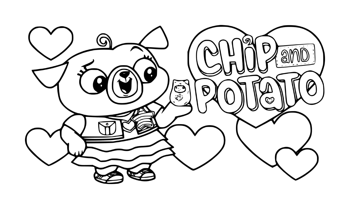 Chip Pug y su juguete 