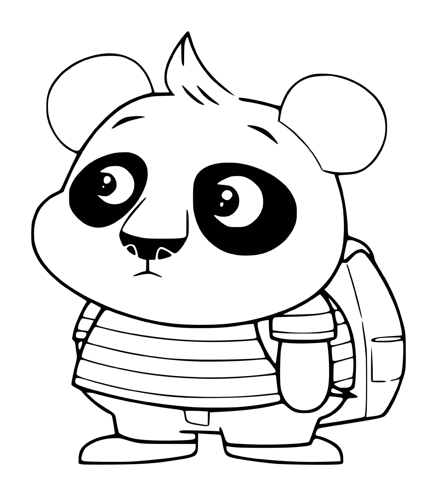  Nico Panda with his backpack 