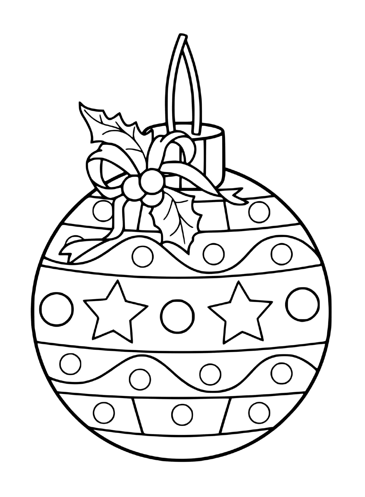  Ein schöner Weihnachtsball mit festlichen Dekorationen 