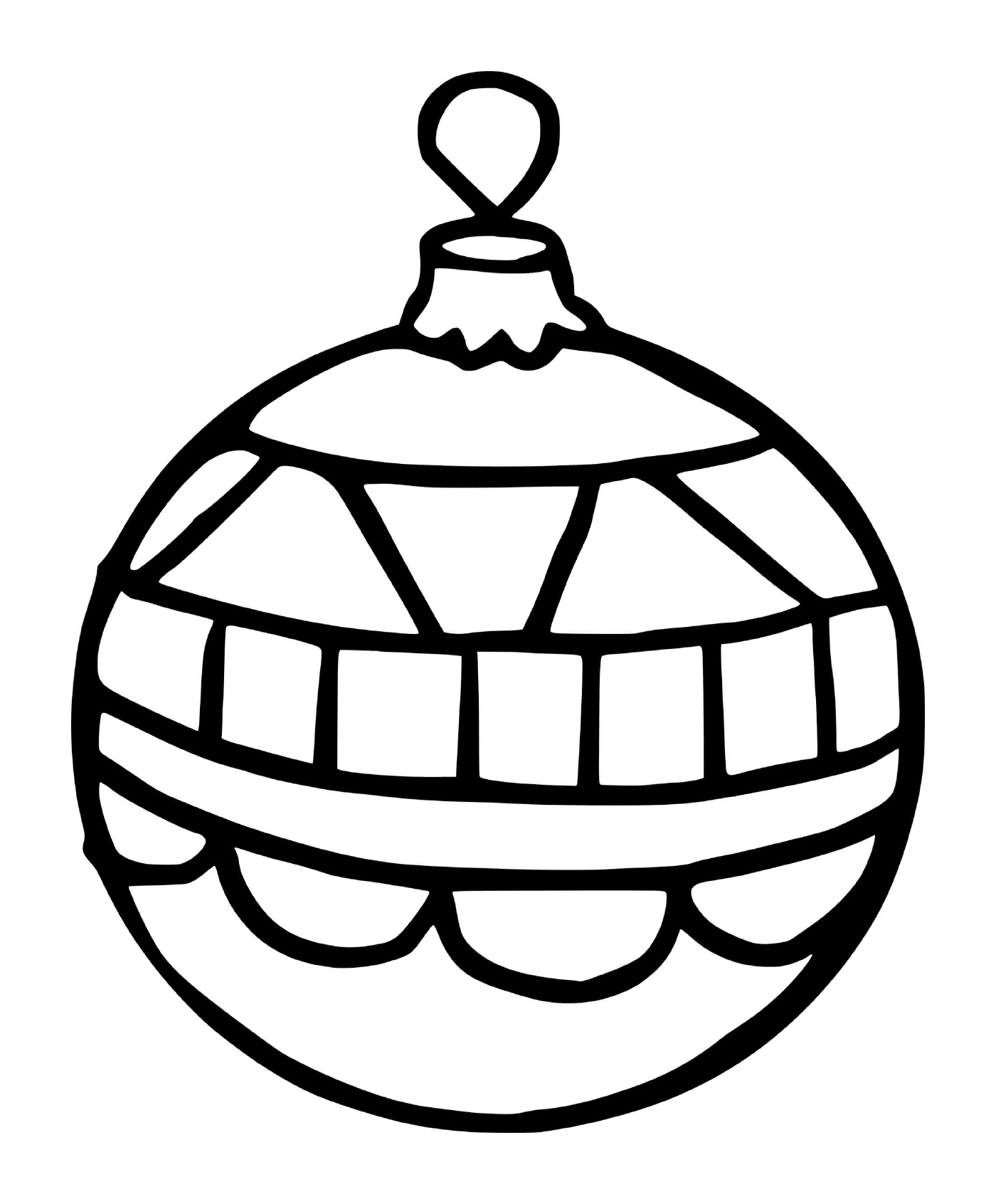  Ein Weihnachtsball für einen Baum 