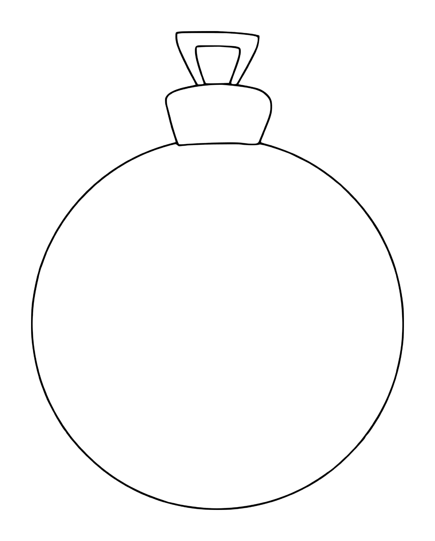  Eine einfache und einfache Weihnachtskugel für schwarze Tanne 
