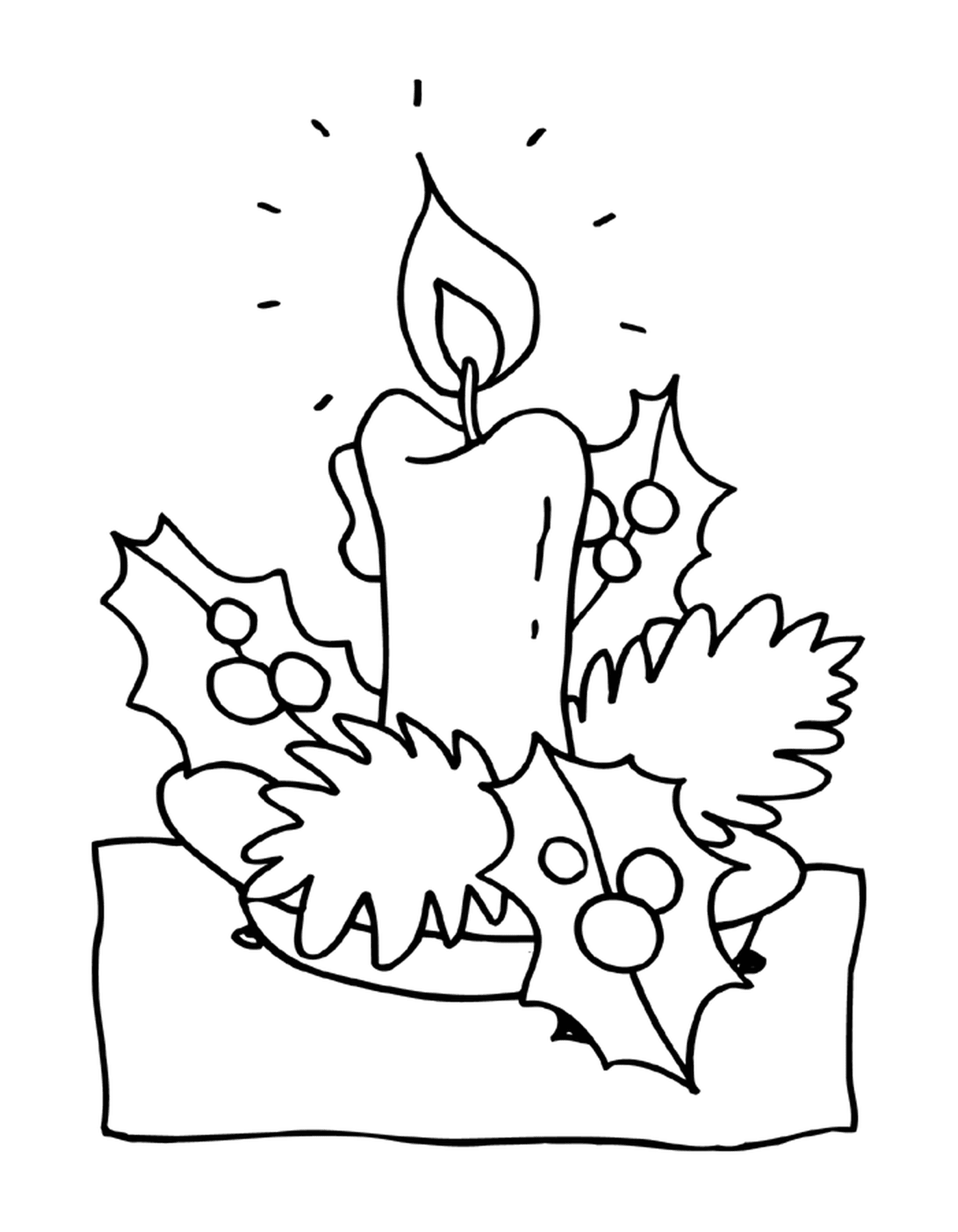  A candle 
