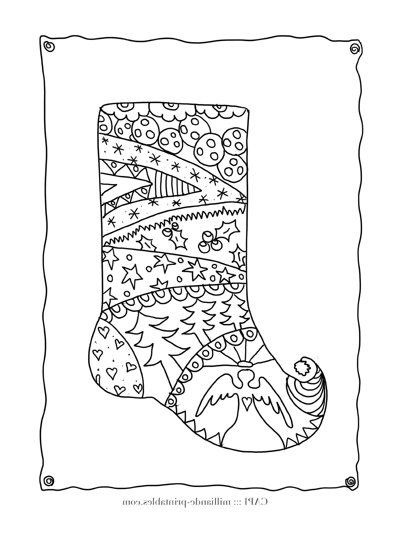 Рождественский носок 
