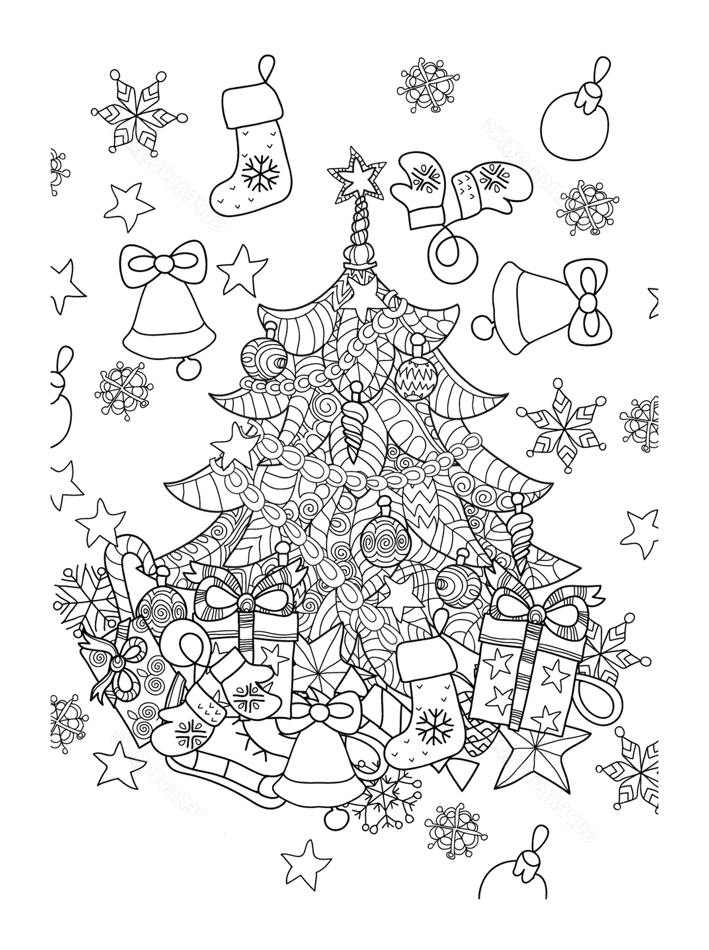  Элегантная рождественская елка 