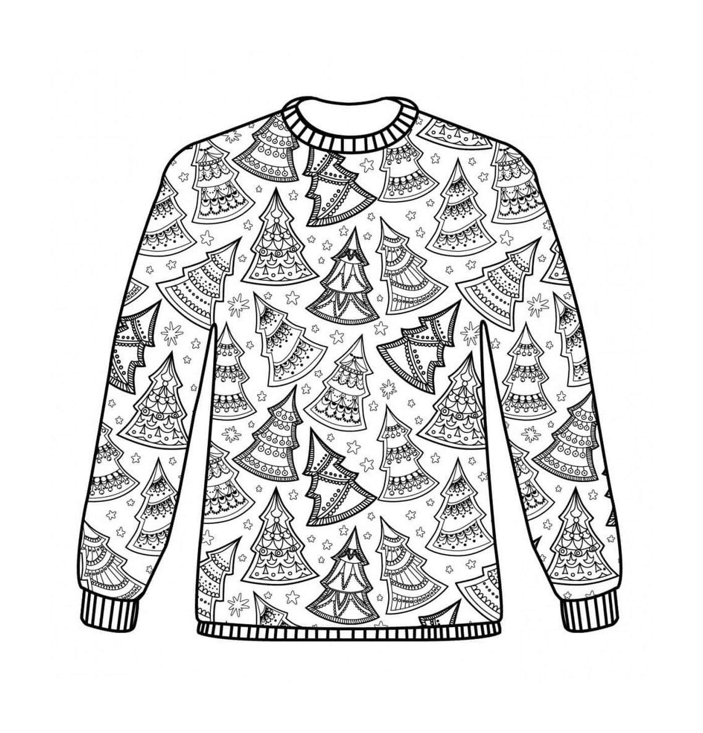  Весёлый рождественский свитер 