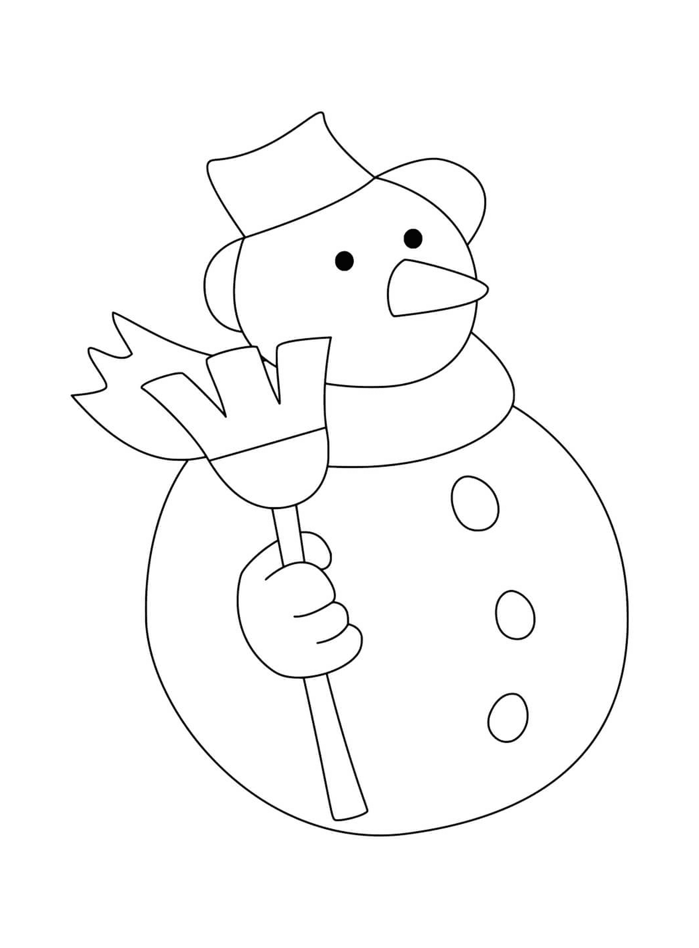  Easy snowman for toddlers 