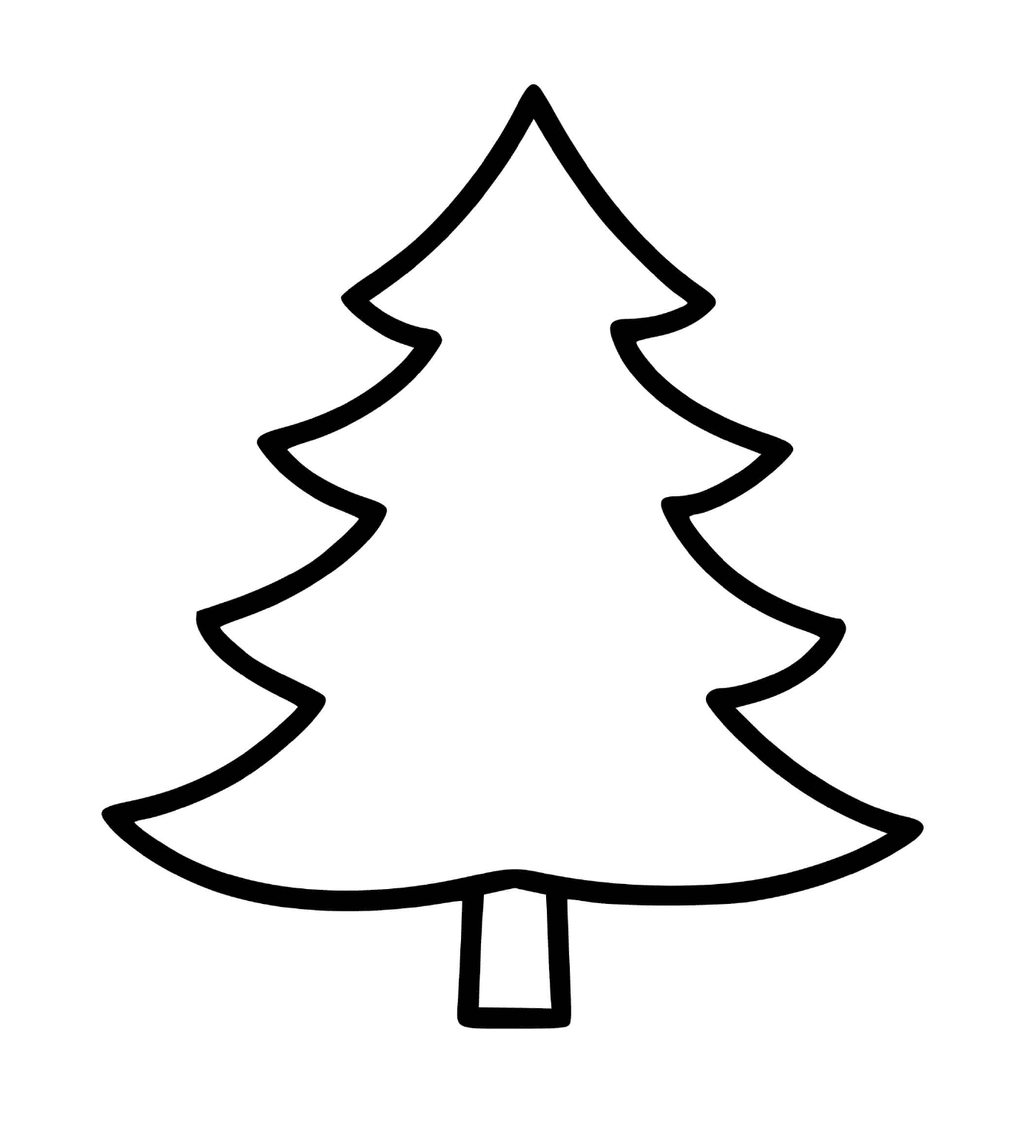  Jungfrau Weihnachtsbaum ohne Dekoration für Kleinkinder 