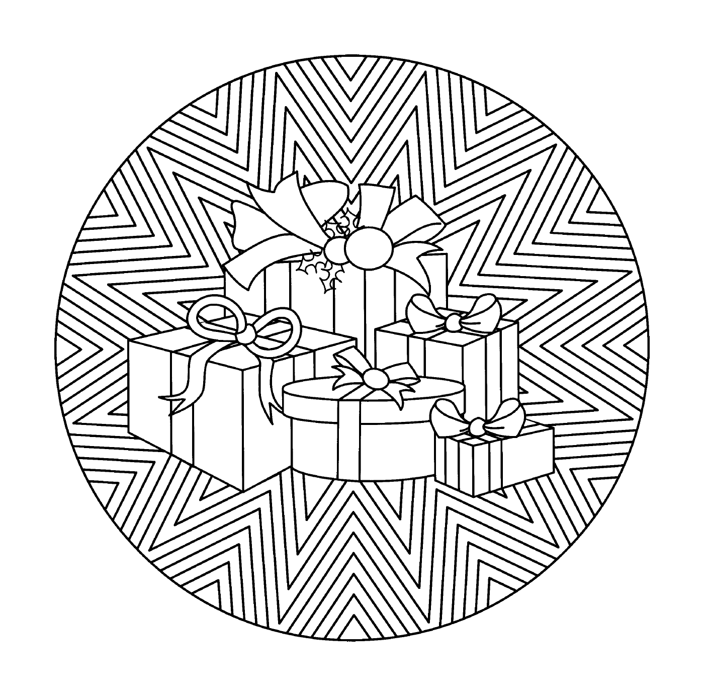  Mandala with gifts 