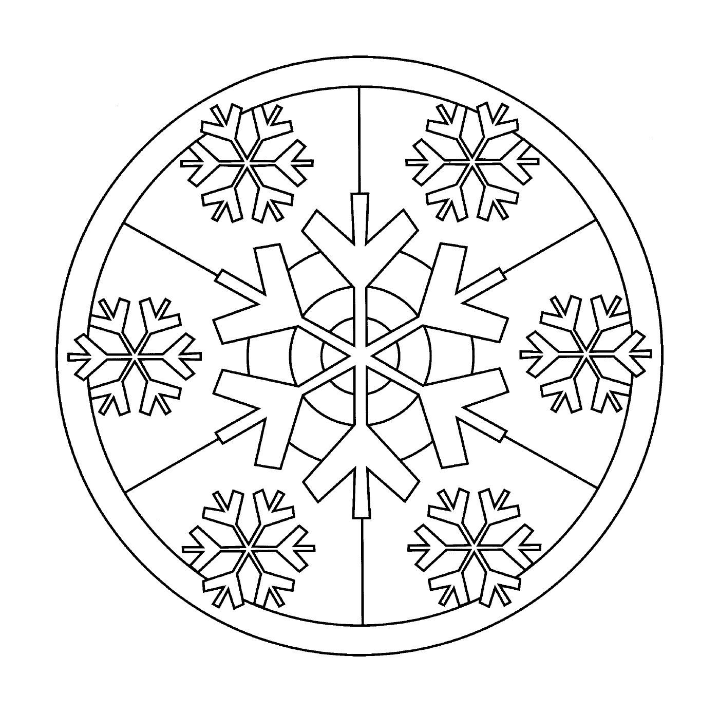  Delicate snowflakes 