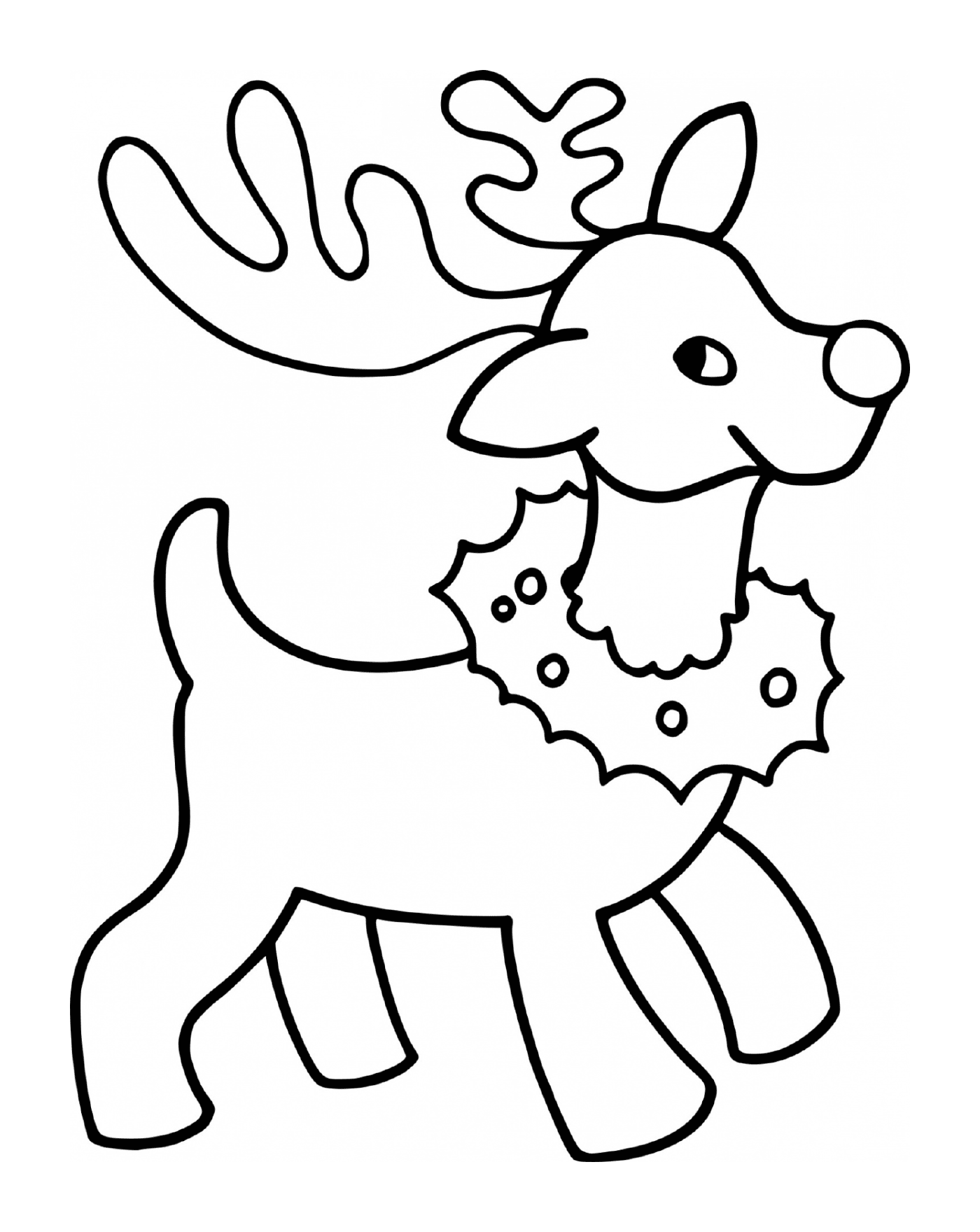  Хороший рождественский олень 