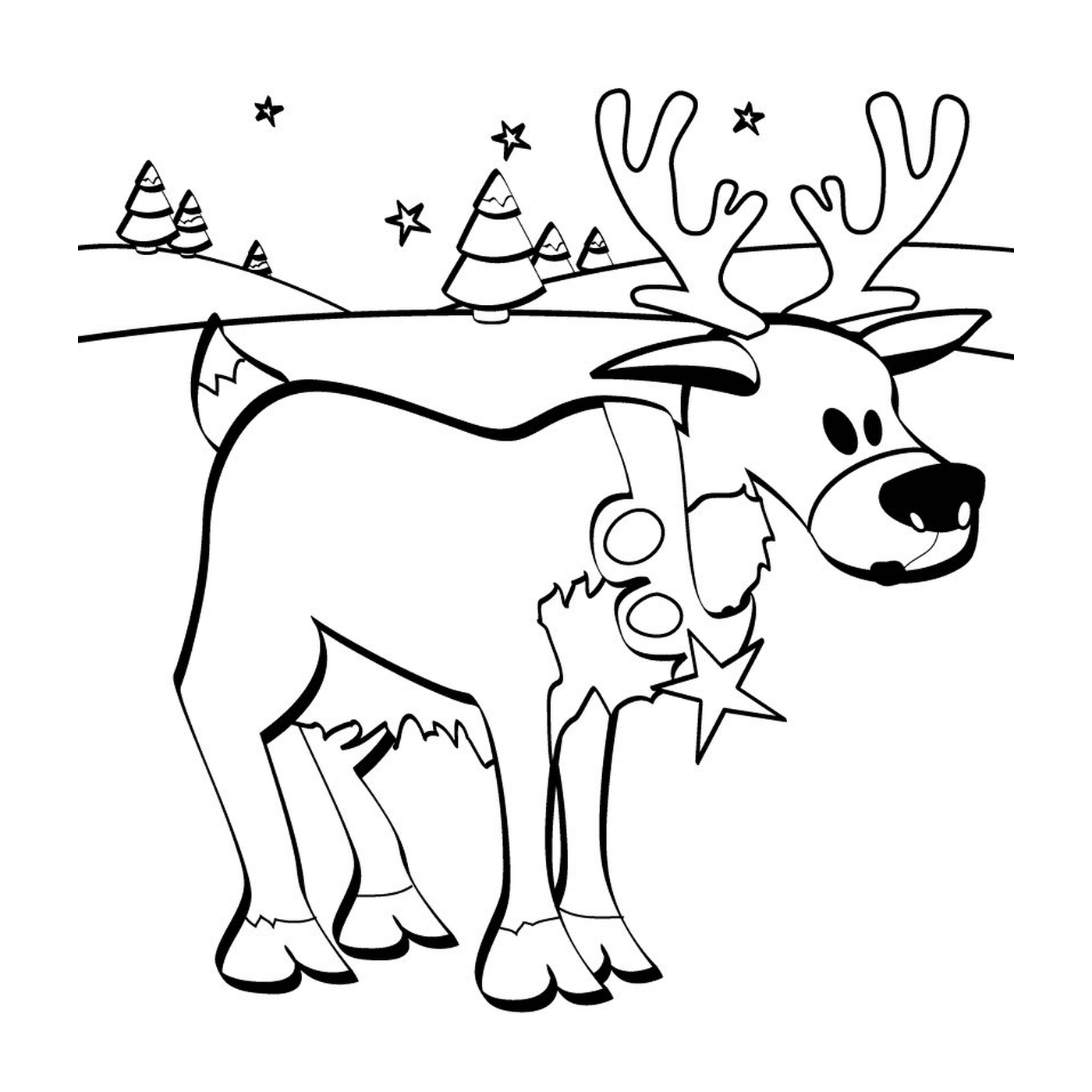  Thunder, the strongest of the eight reindeer 