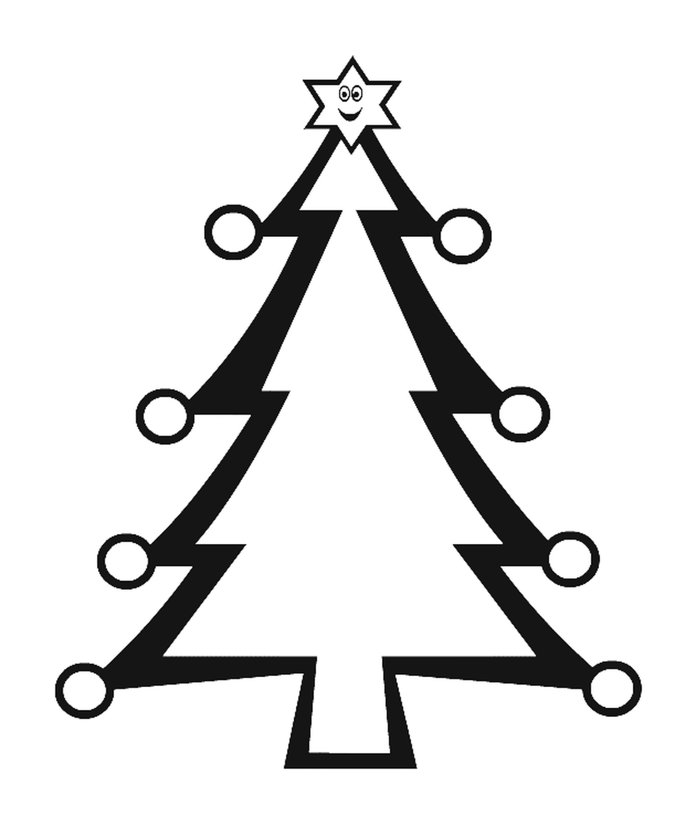  Простая рождественская елка 