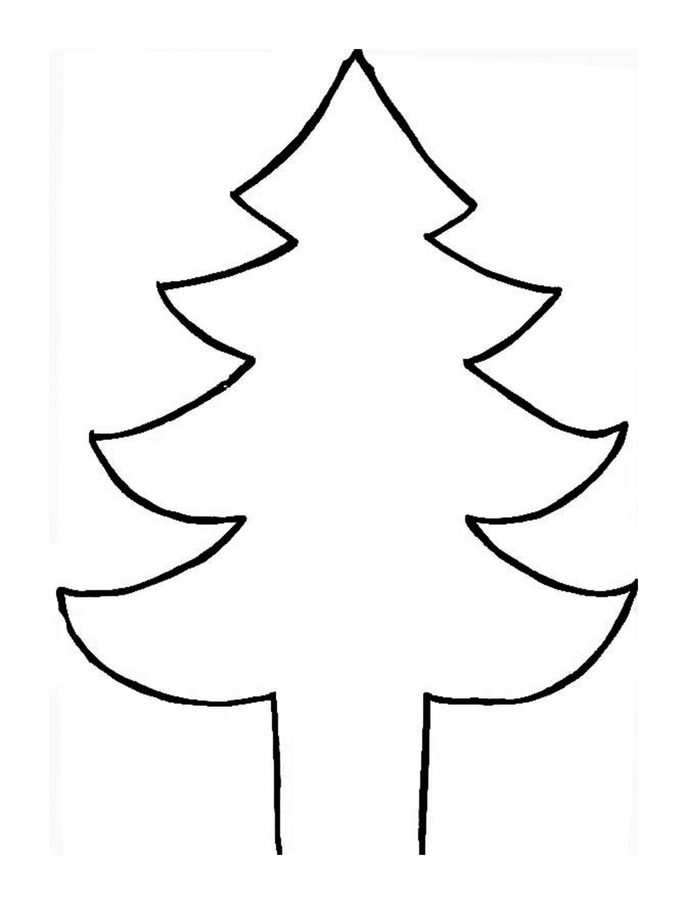  Классическая рождественская елка 