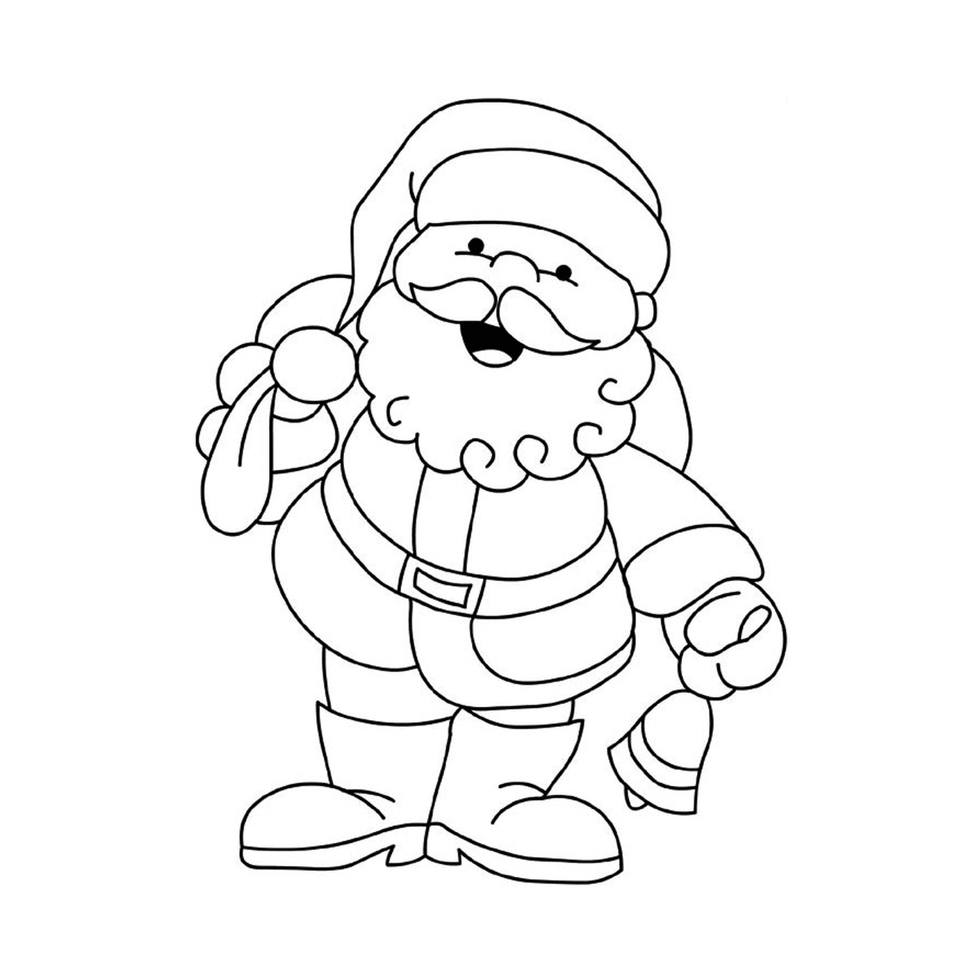  Санта Клаус с капюшоном 