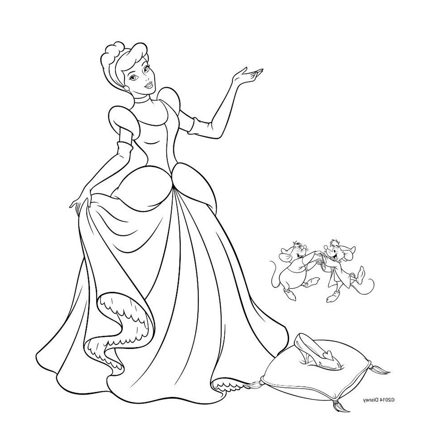  Die schöne Prinzessin Cinderella 
