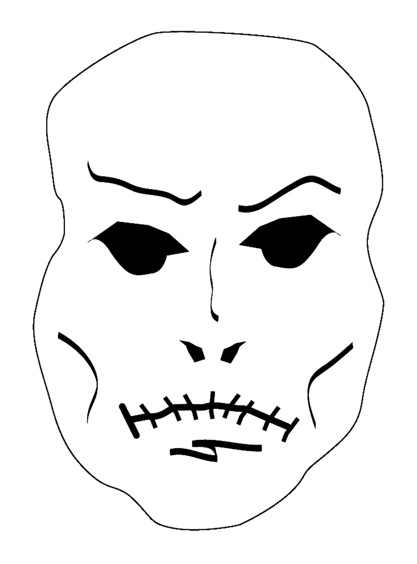 Máscara de Halloween para el carnaval 