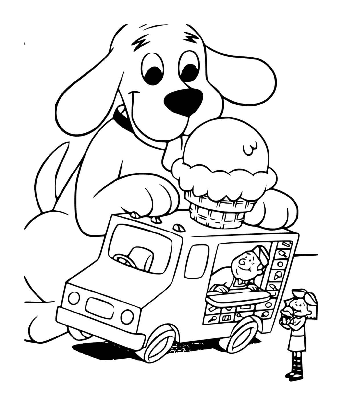  Clifford loves ice cream 