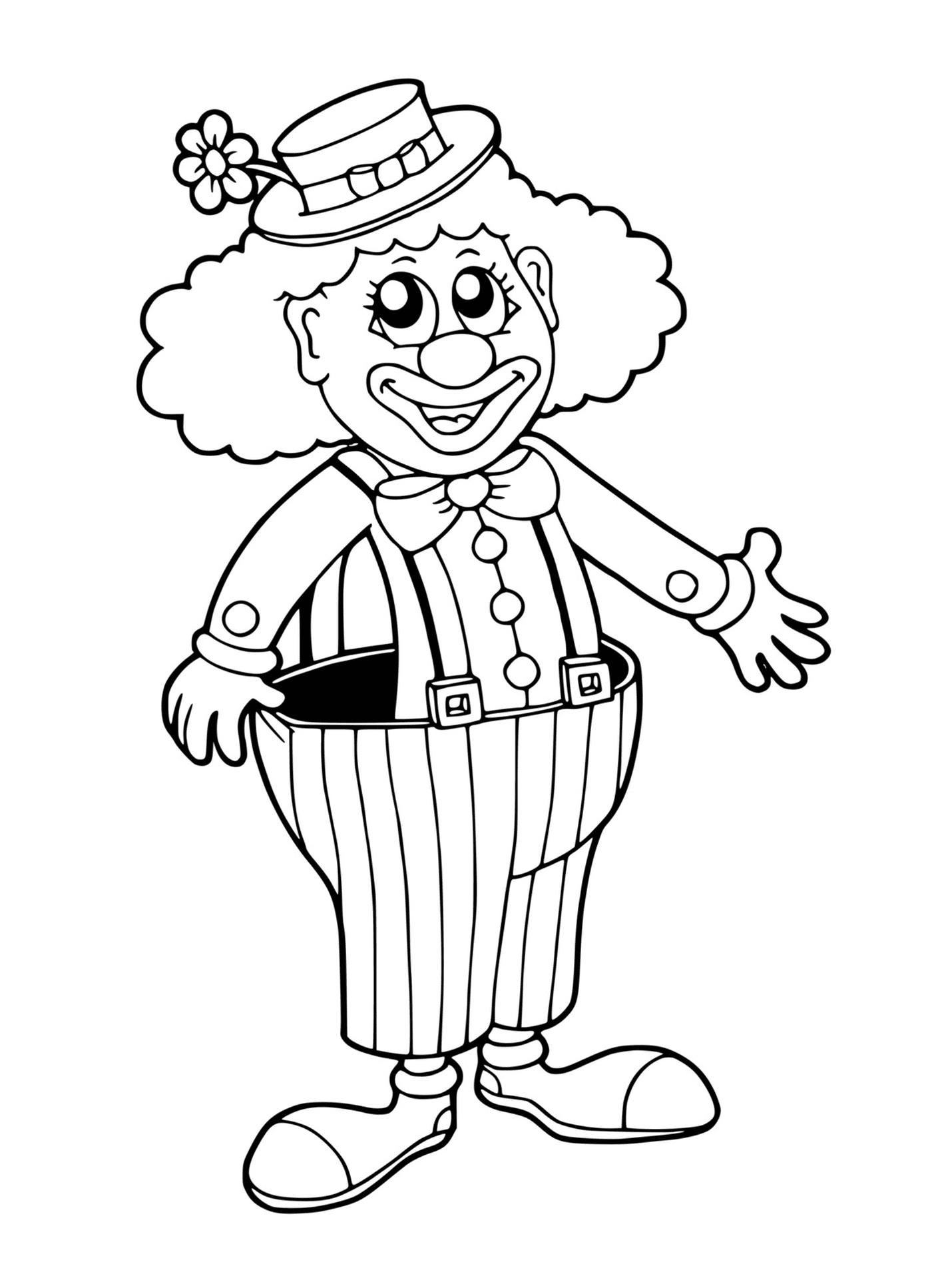  Fun and funny circus clown 