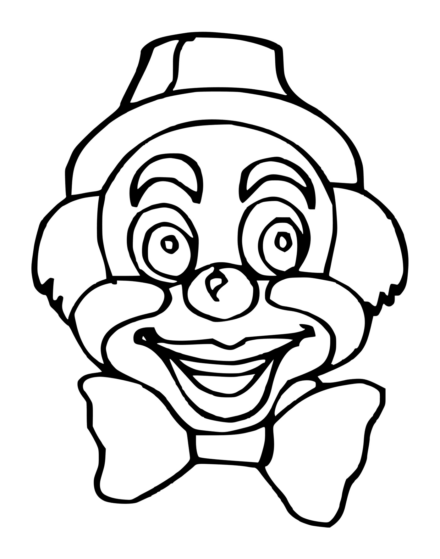 Funny clown head 