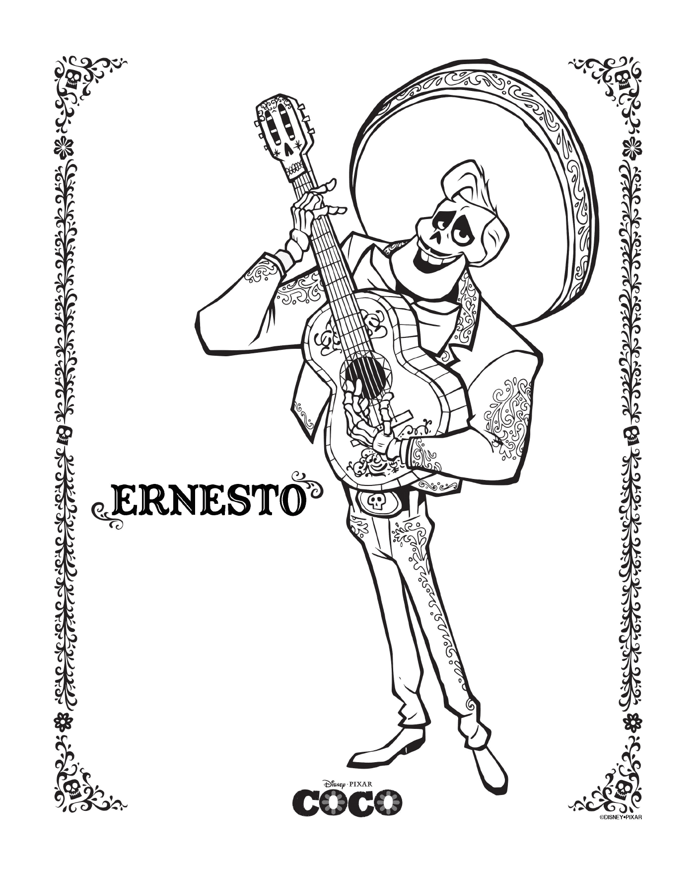  Ernesto in Coco, Disney 