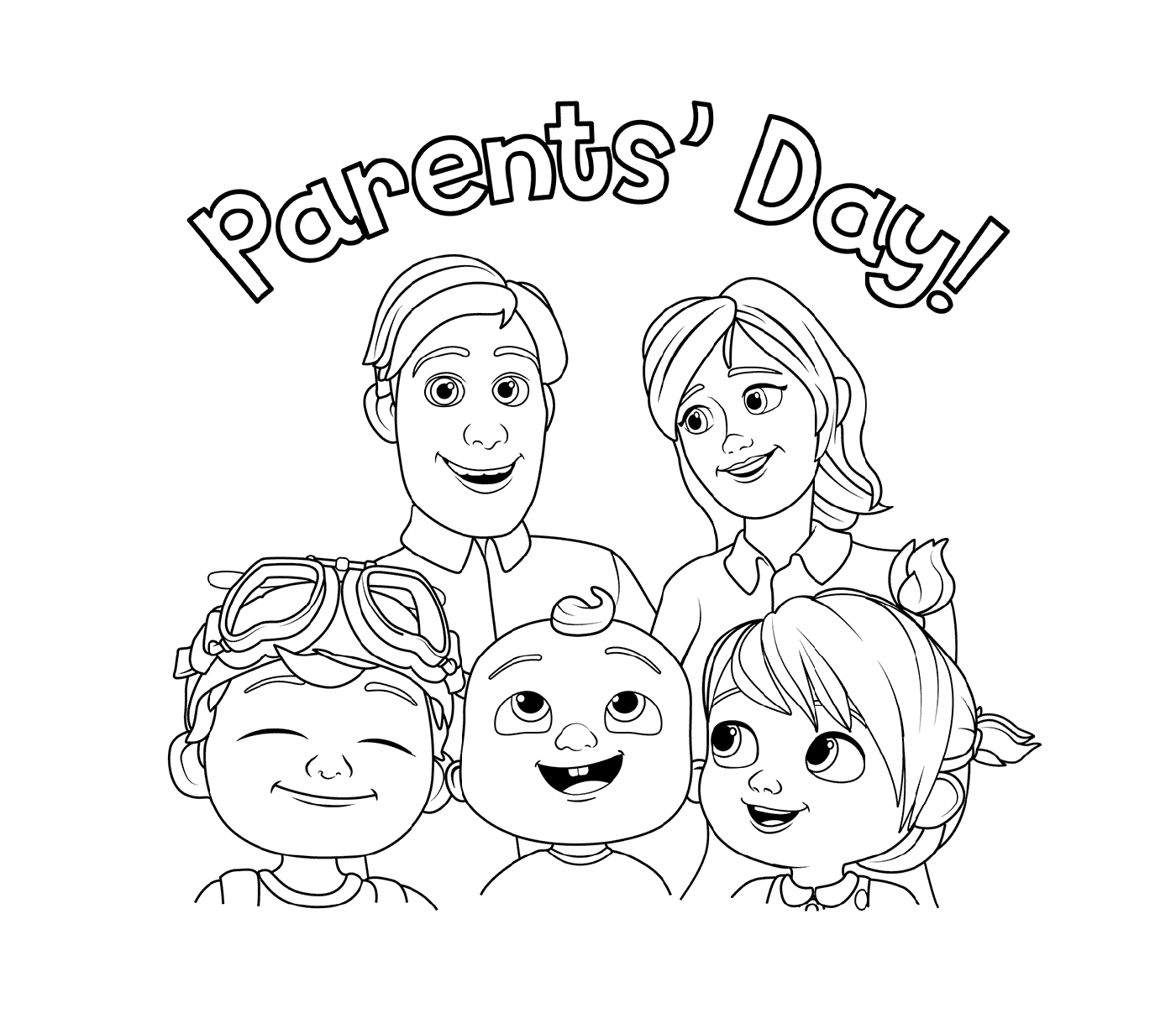  День родителей: " Кокомелон с семьей " 