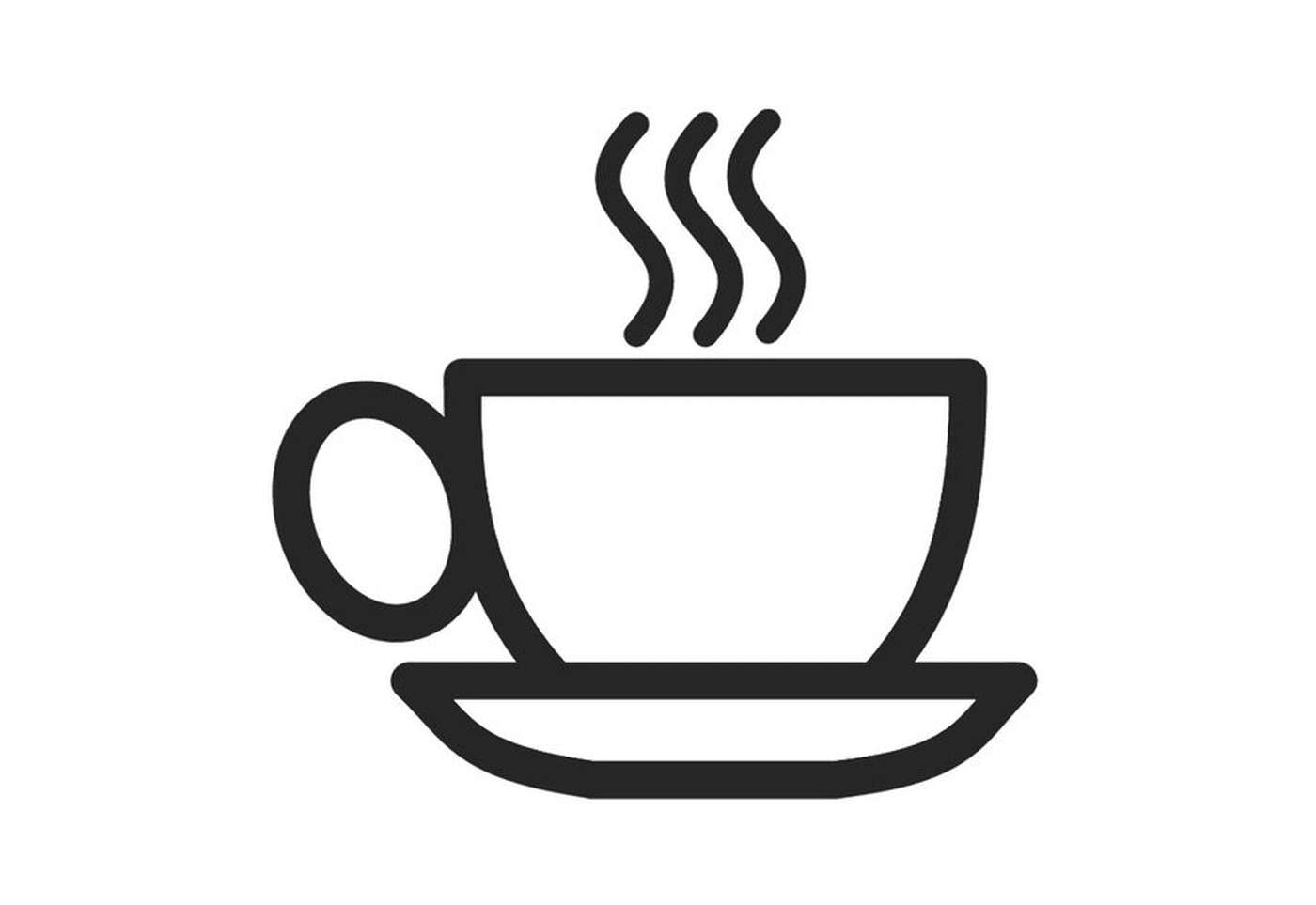 Eine Tasse Espressokaffee