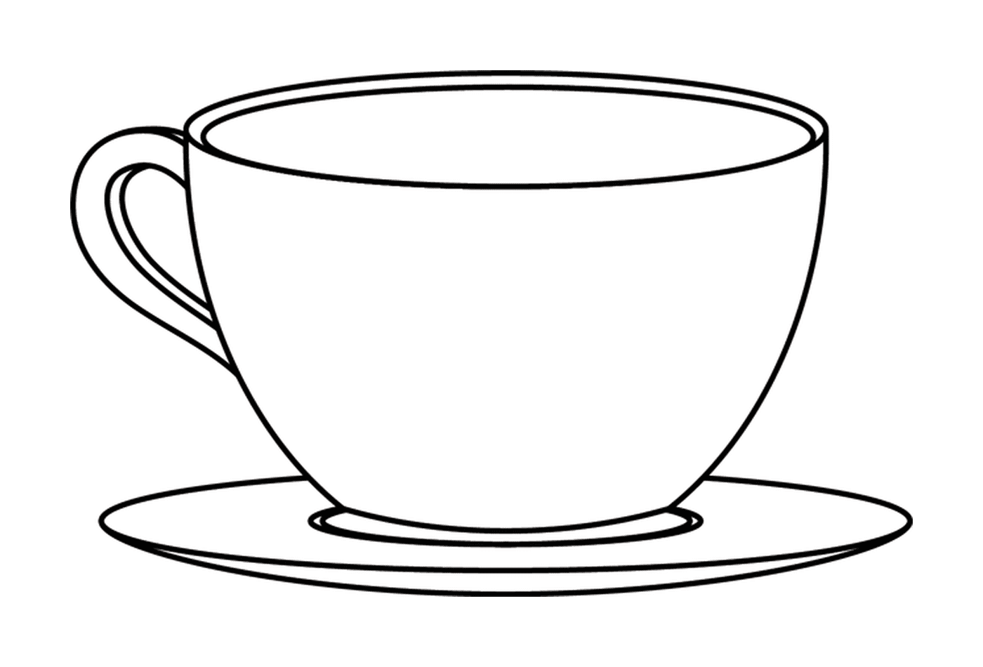 Una taza de café y té