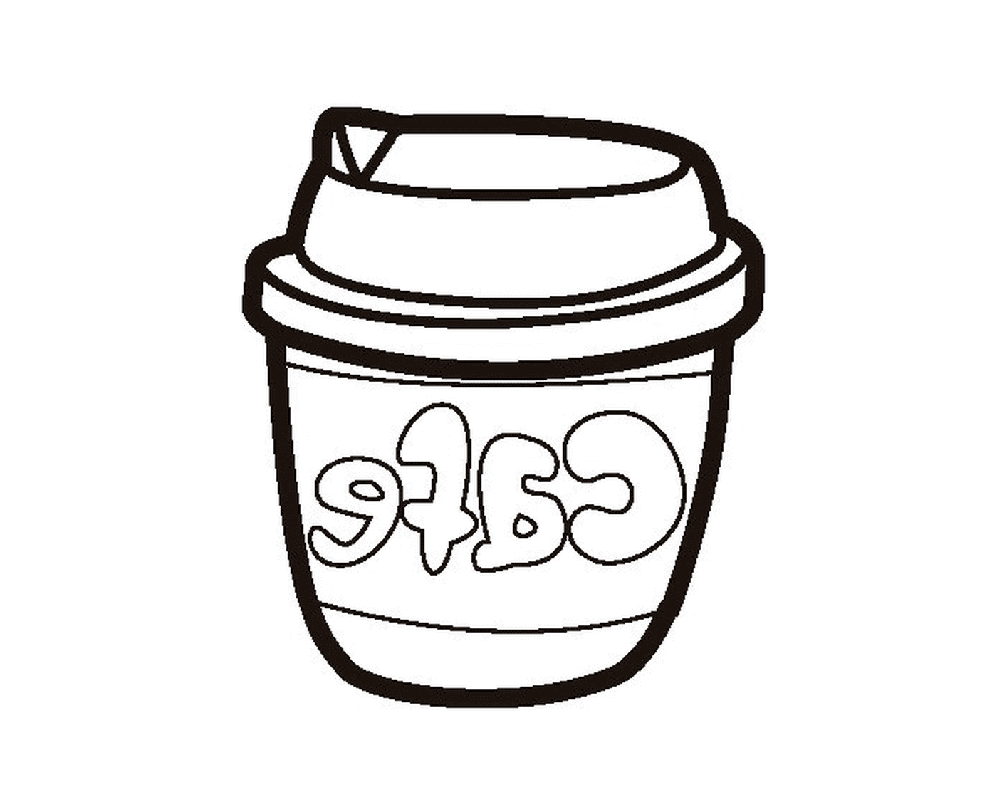  Un vaso de café Starbucks 