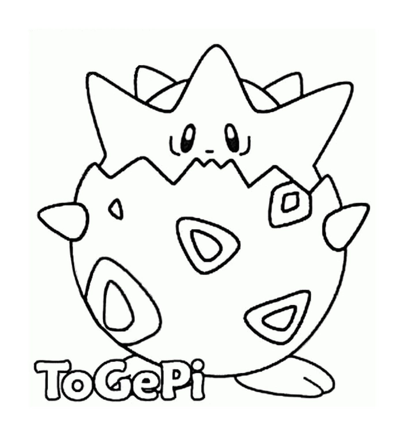  Color Pokémon Togepi 