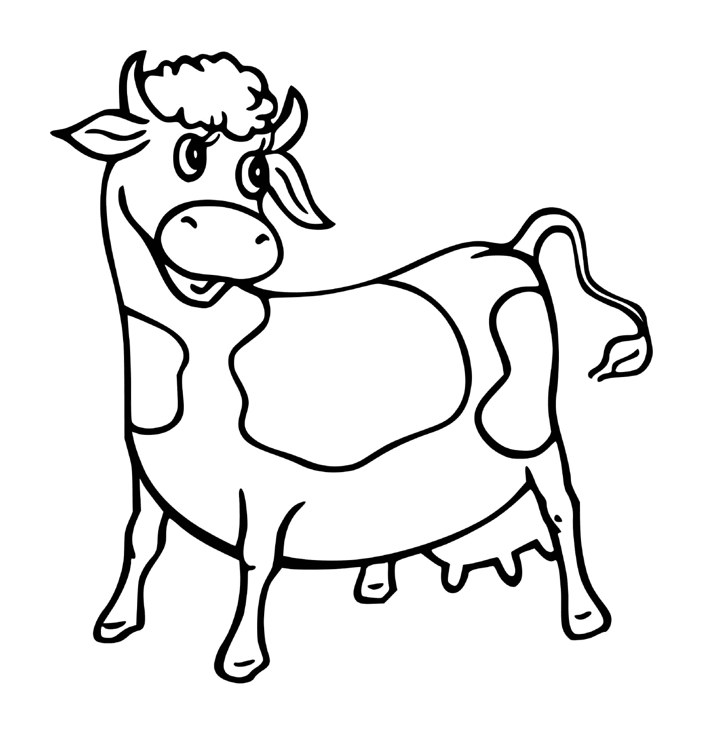  Farm animals, cow 