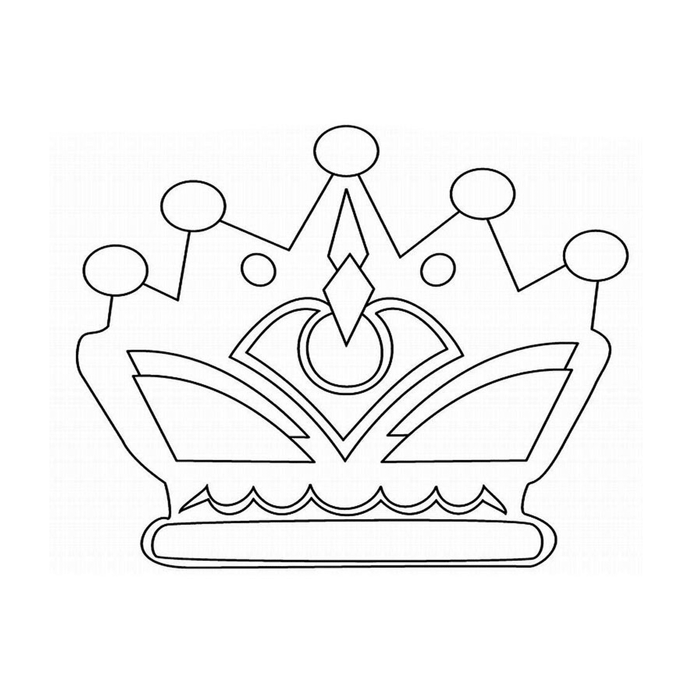  Корона с короной на ней 