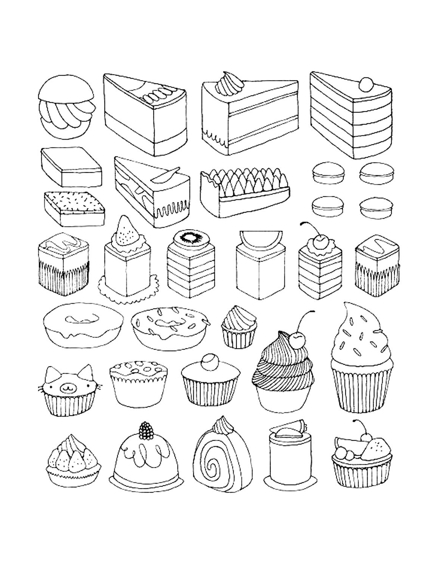  Cupcakes y tortas para adultos, variadas y apetitosas 