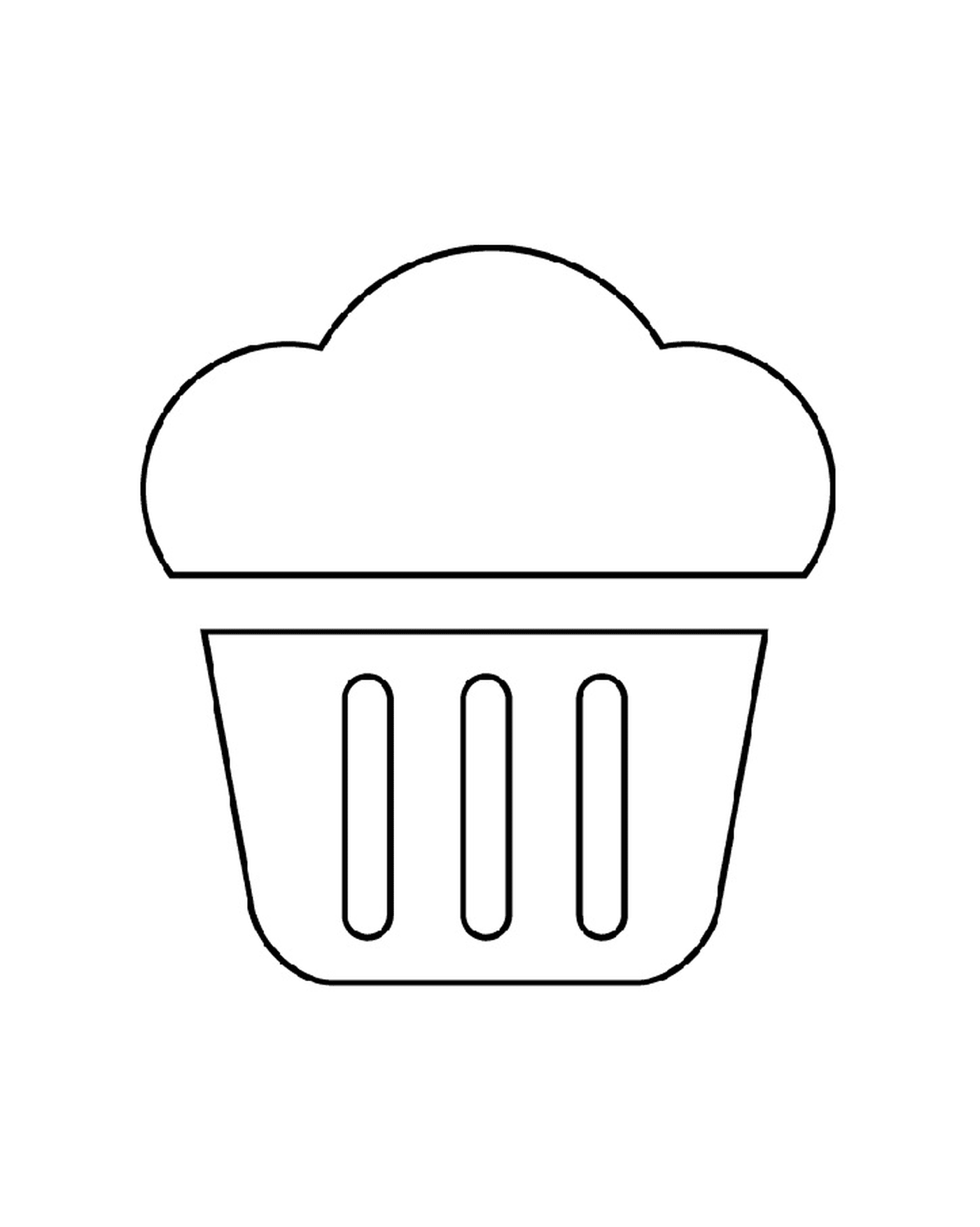  Ein Cupcake-Kuchen 