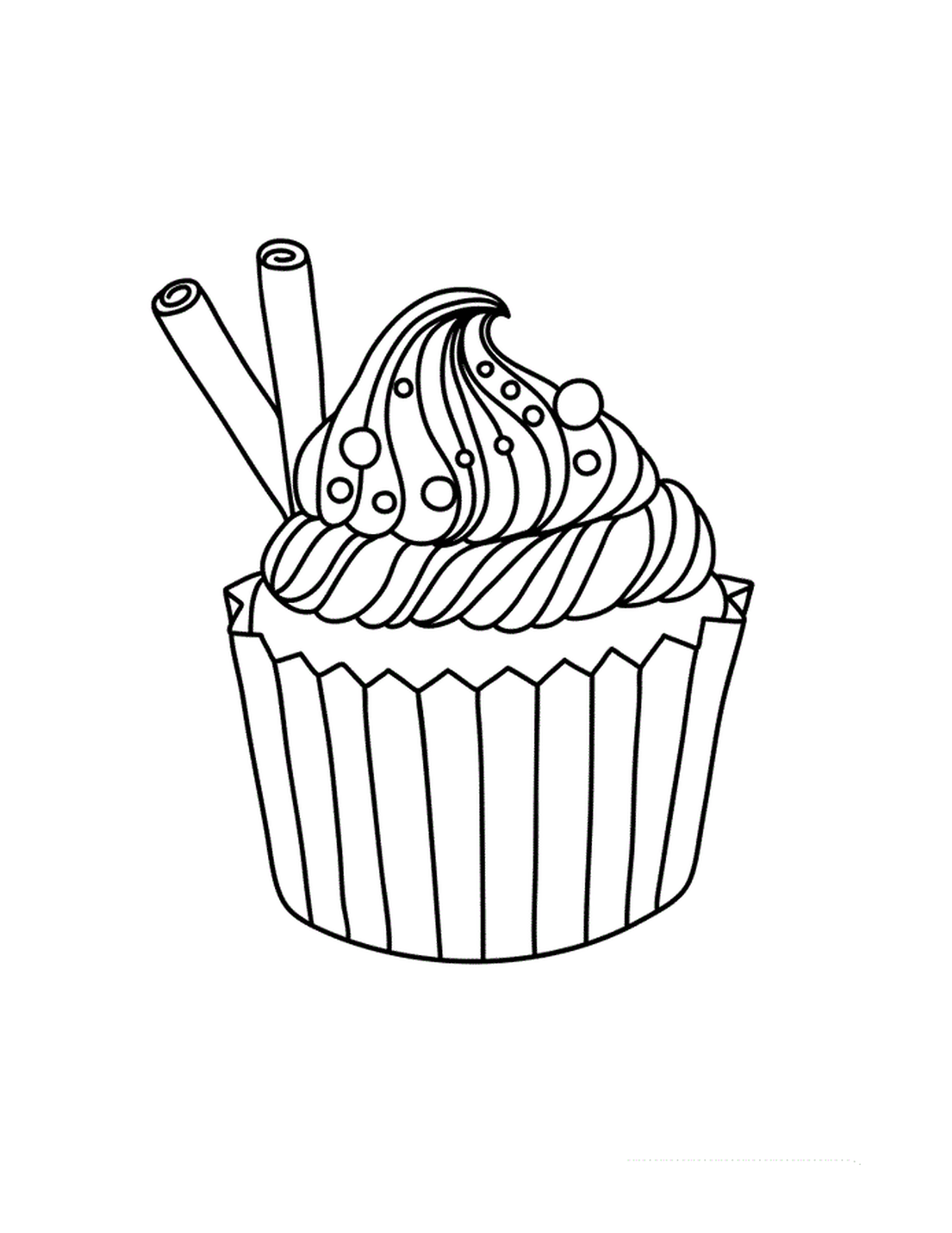  A classic vintage cupcake 