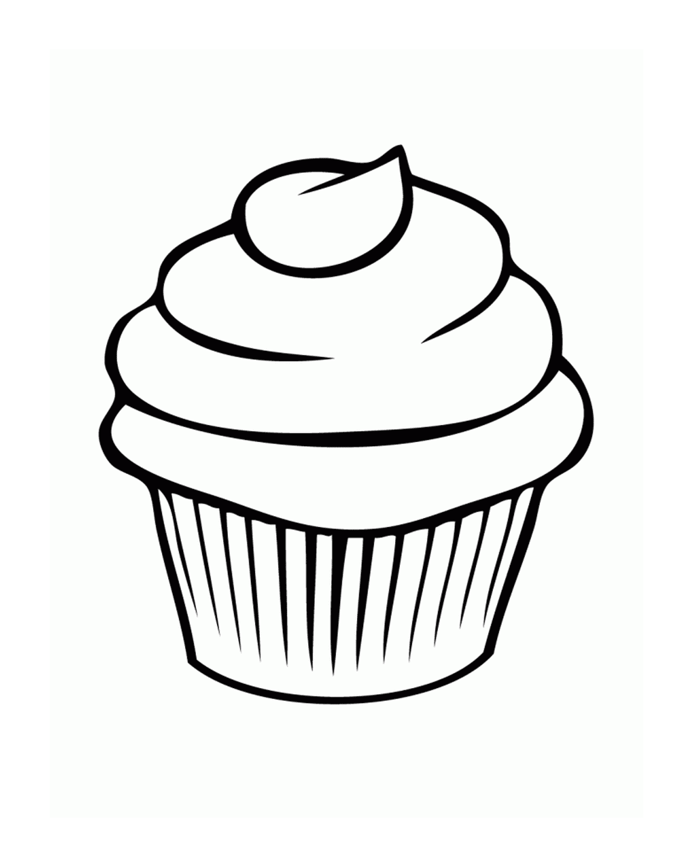  Un cupcake sencillo y fácil 