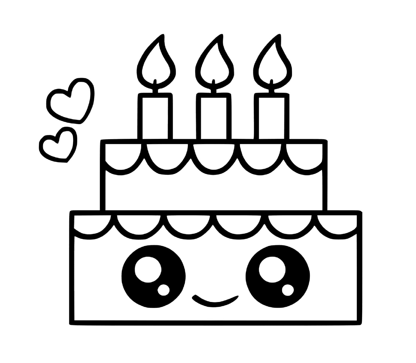  Una torta di compleanno 