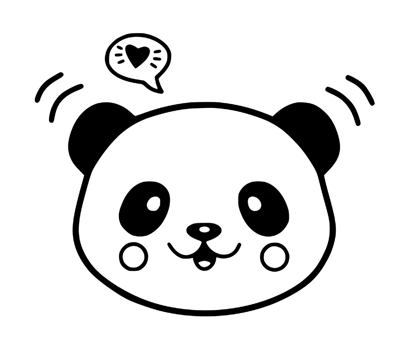  Un panda lindo 