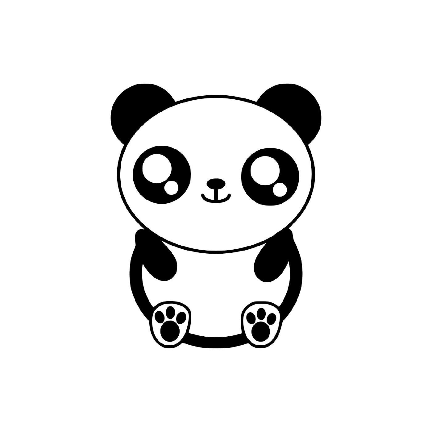  Un panda lindo 