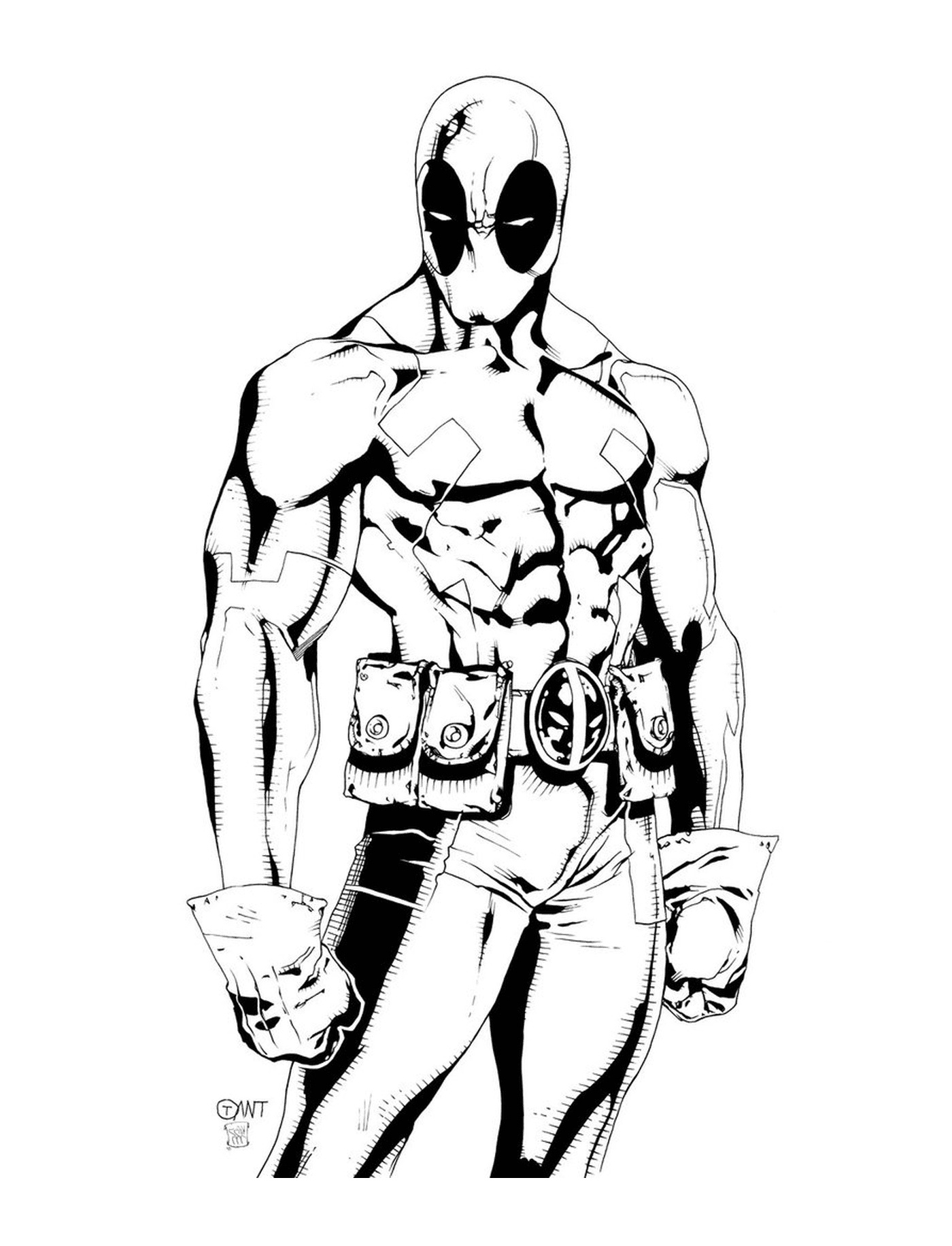  Deadpool by Marvel in uniform 