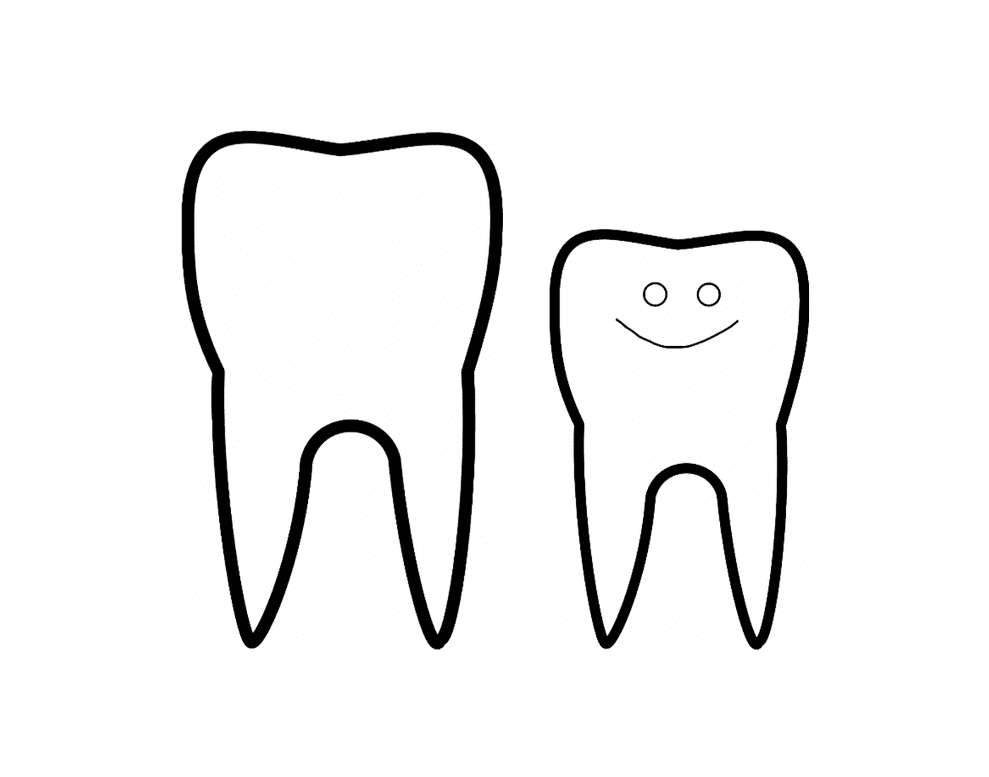  Улыбающиеся зубы 