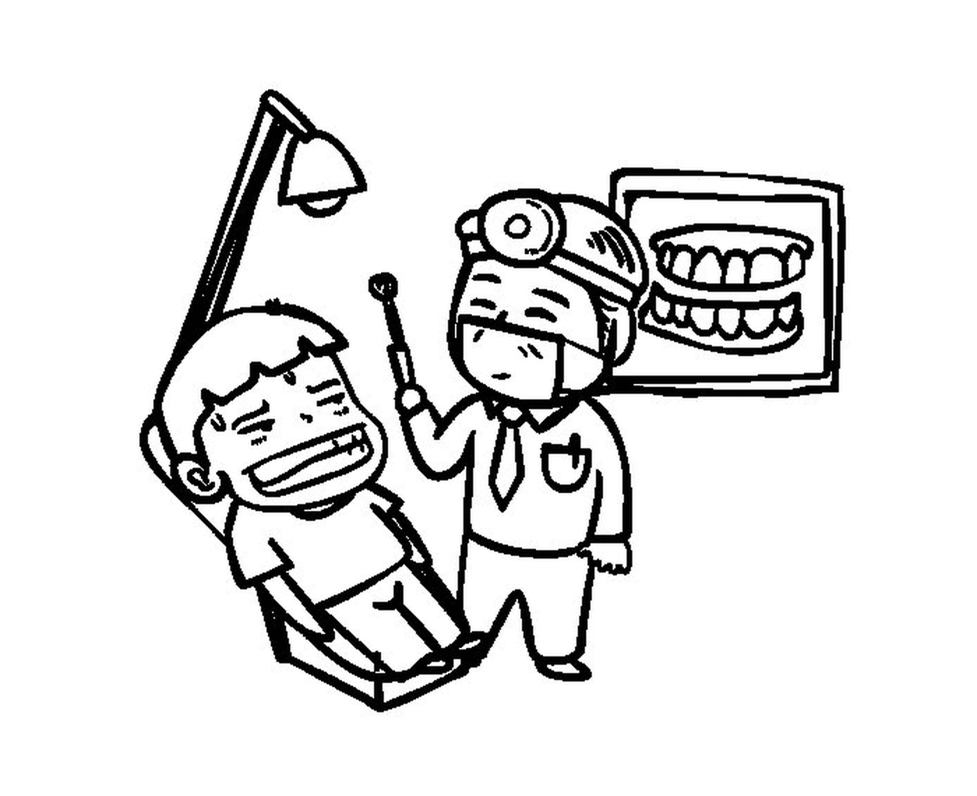  Un dentista y su paciente descontento 