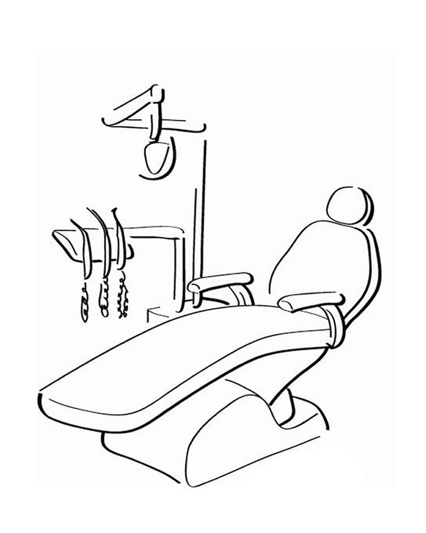  Oficina de un dentista con herramientas 