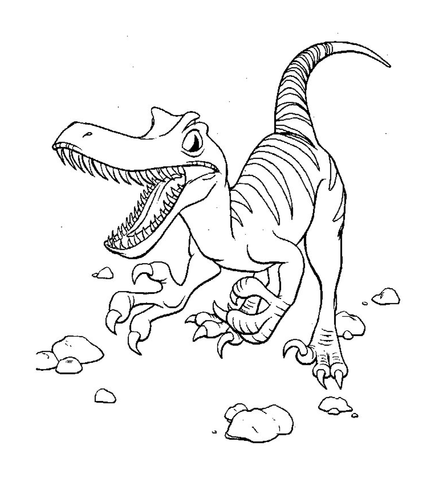  Dinosaurio en la tierra 