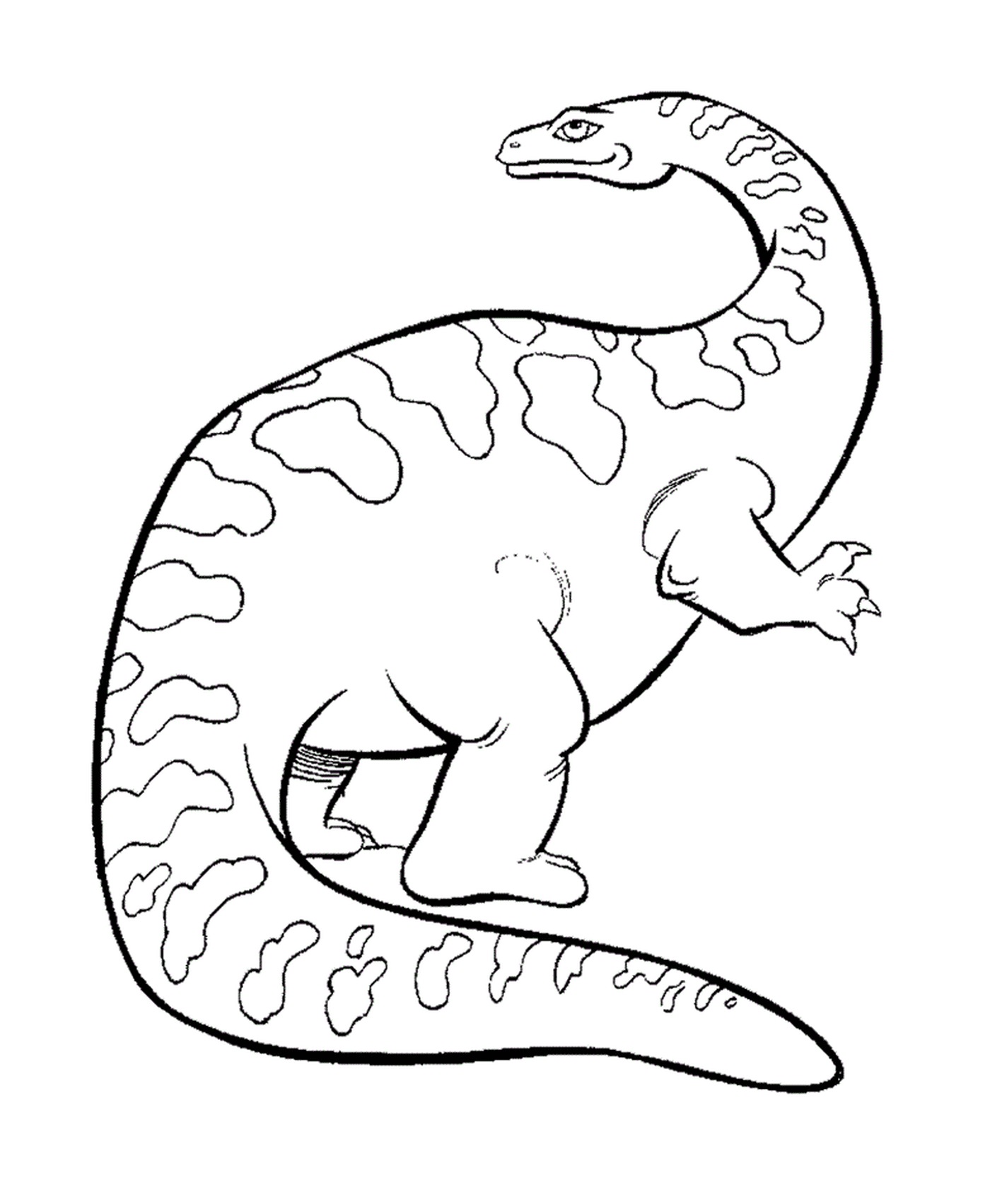  Zeichnung eines schwarz-weißen Triceratops 