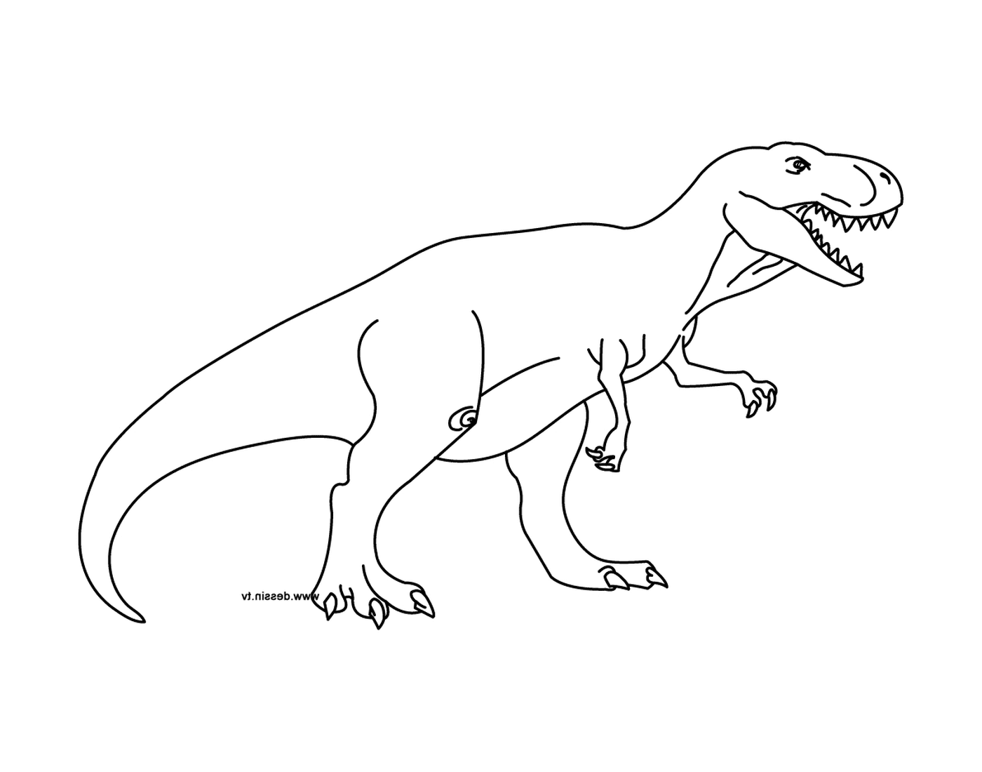 A tyrannosaur 