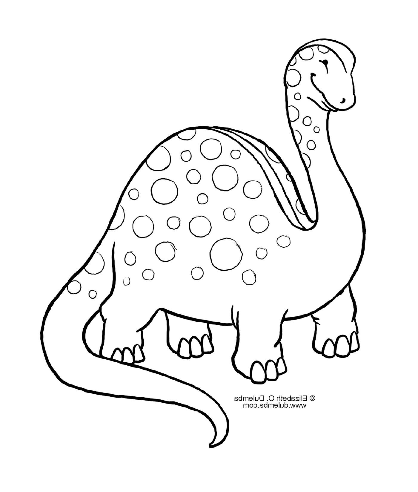  Un dinosaurio con manchas 