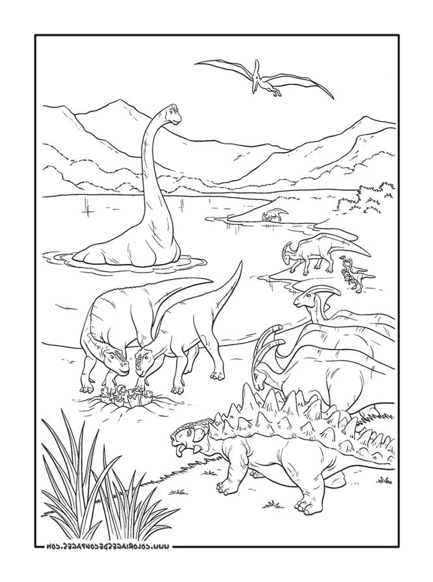  Ein Erwachsener aus einer Dinosauriergruppe 