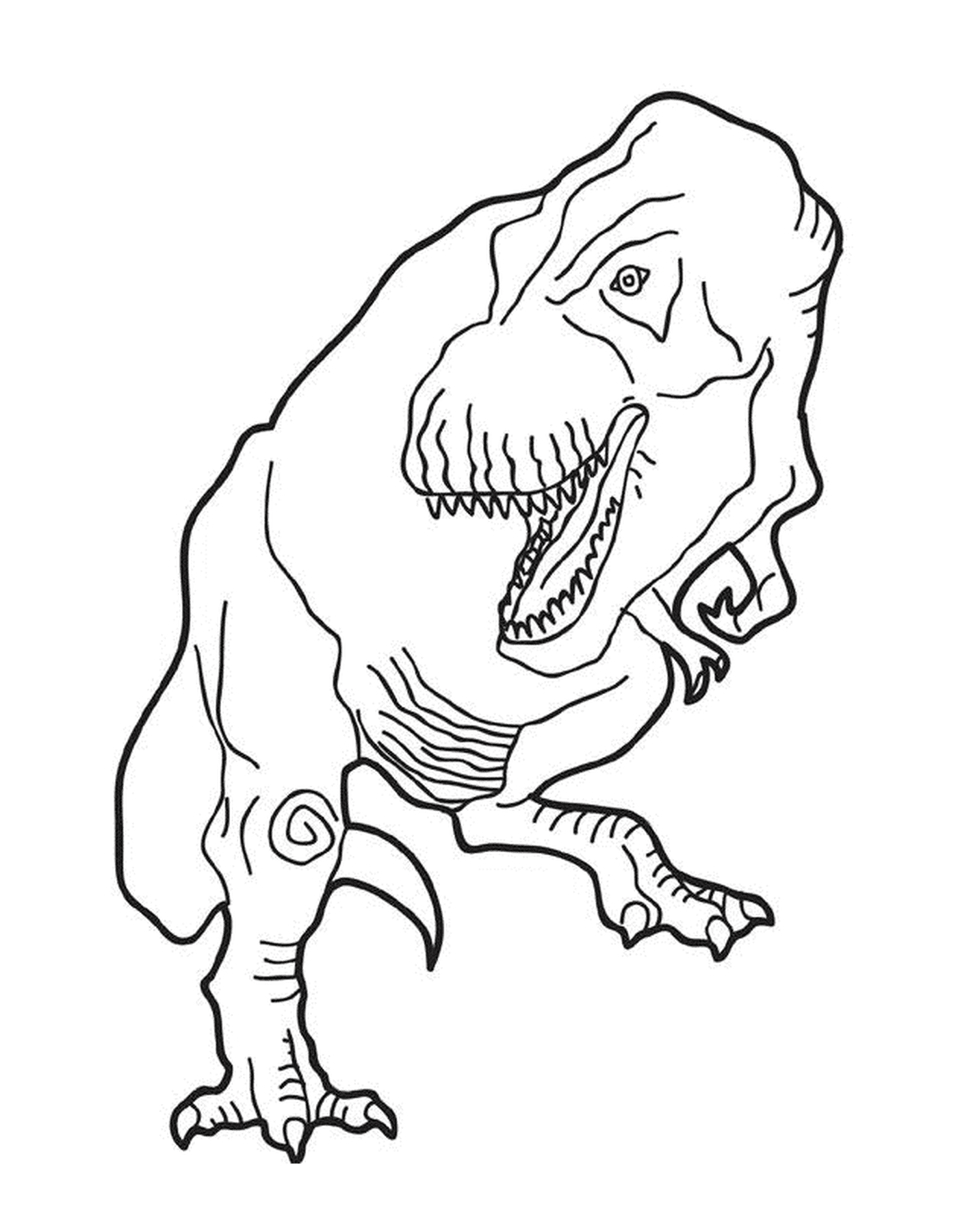  A t-rex standing 